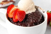 Decadent Nutella Mug Cake