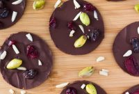 Decadent Dark Chocolate Fruit and Nut Clusters