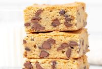 Ultimate Chewy Chocolate Chip Bars