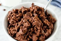 Decadent Edible Double Chocolate Cookie Dough