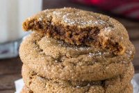 Irresistibly Soft and Chewy Ginger Molasses Cookies