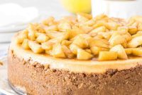Salted Caramel Apple Cheesecake