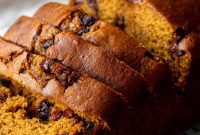 Spiced Pumpkin Chocolate Chip Bread