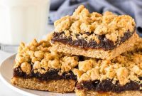 Golden Date Crumb Bars