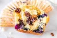 Luscious Blueberry Chocolate Chip Muffins