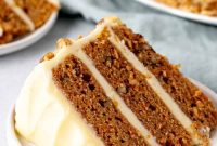 Classic Layered Carrot Cake with Cream Cheese Frosting
