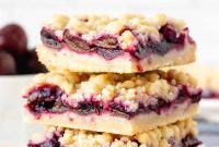 Irresistible Cherry Crumble Bars