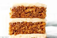 Spiced Carrot Cake Squares