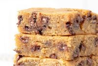 Golden Banana Chocolate Chip Bars