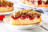 Ruby Raspberry Coffee Cake