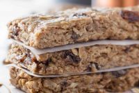 Perfect Chewy Oatmeal Cookie Granola Bars