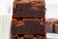 Decadent Nutella Fudge Brownies