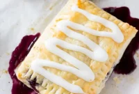 Flaky Homemade Blueberry Toaster Strudels