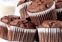 Ultimate Double Chocolate Banana Muffins
