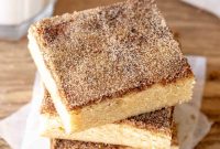 Cinnamon-Kissed Chewy Snickerdoodle Bars