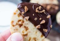 Golden Toffee Icebox Cookies