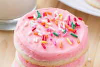 Pillowy Soft Frosted Sugar Cookies