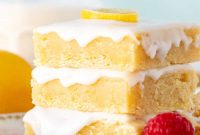 Zesty Lemon Blondies
