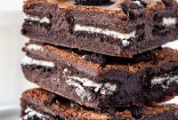Seriously Fudgy Oreo Brownies