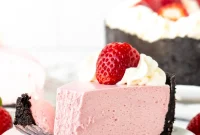 Velvet Strawberry Cheesecake