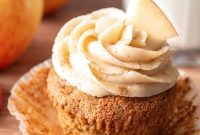 Spiced Apple Cupcakes with Tangy Cream Cheese Frosting