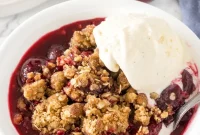 Crisp Cherry Bake