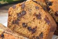 Decadent Chocolate Chip Zucchini Loaf