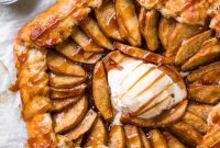 Rustic Caramel Apple Tart