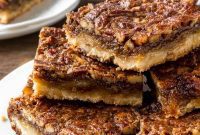 Decadent Pecan Pie Squares