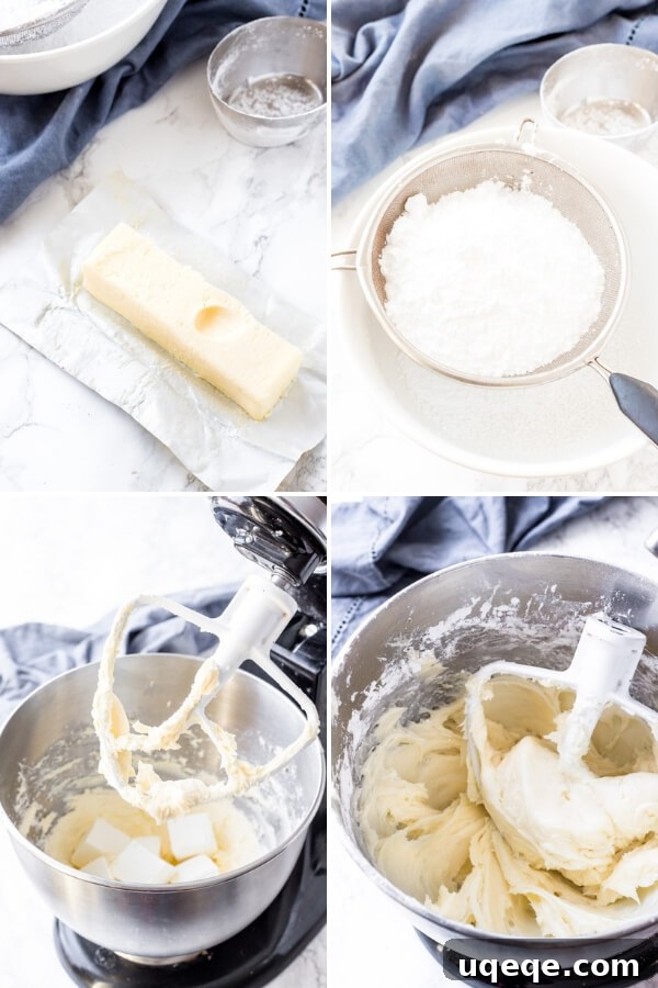 Velvety Cream Cheese Frosting 3 How to make cream cheese frosting - step by step guide.