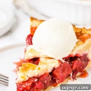 Homemade strawberry pie is an old-fashioned favorite. Sweet, juicy strawberries, flaky pastry and a scoop of vanilla ice cream make this baked strawberry pie the perfect dessert for strawberry season.
