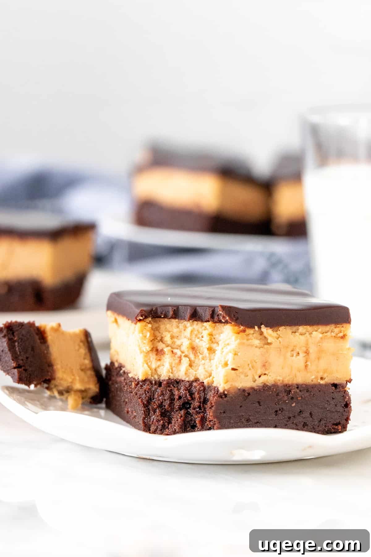 Ultimate Peanut Butter Cheesecake Brownies 2 Peanut Butter Cheesecake Brownies - Triple Layer Dessert