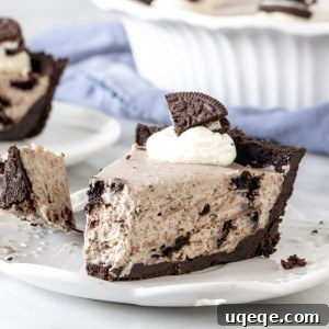 Ultimate Oreo Indulgence 8 Slice of Oreo pie on a plate