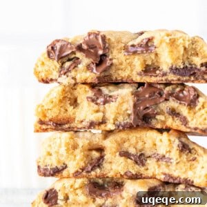 Stack of 4 half cookies