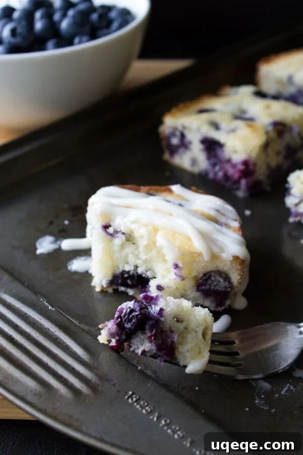 Buttermilk Blueberry Bliss 2 Blueberry Buttermilk Cake with Cream Cheese Glaze. Super moist & bursting with blueberries - this simple cake is perfect for summer!