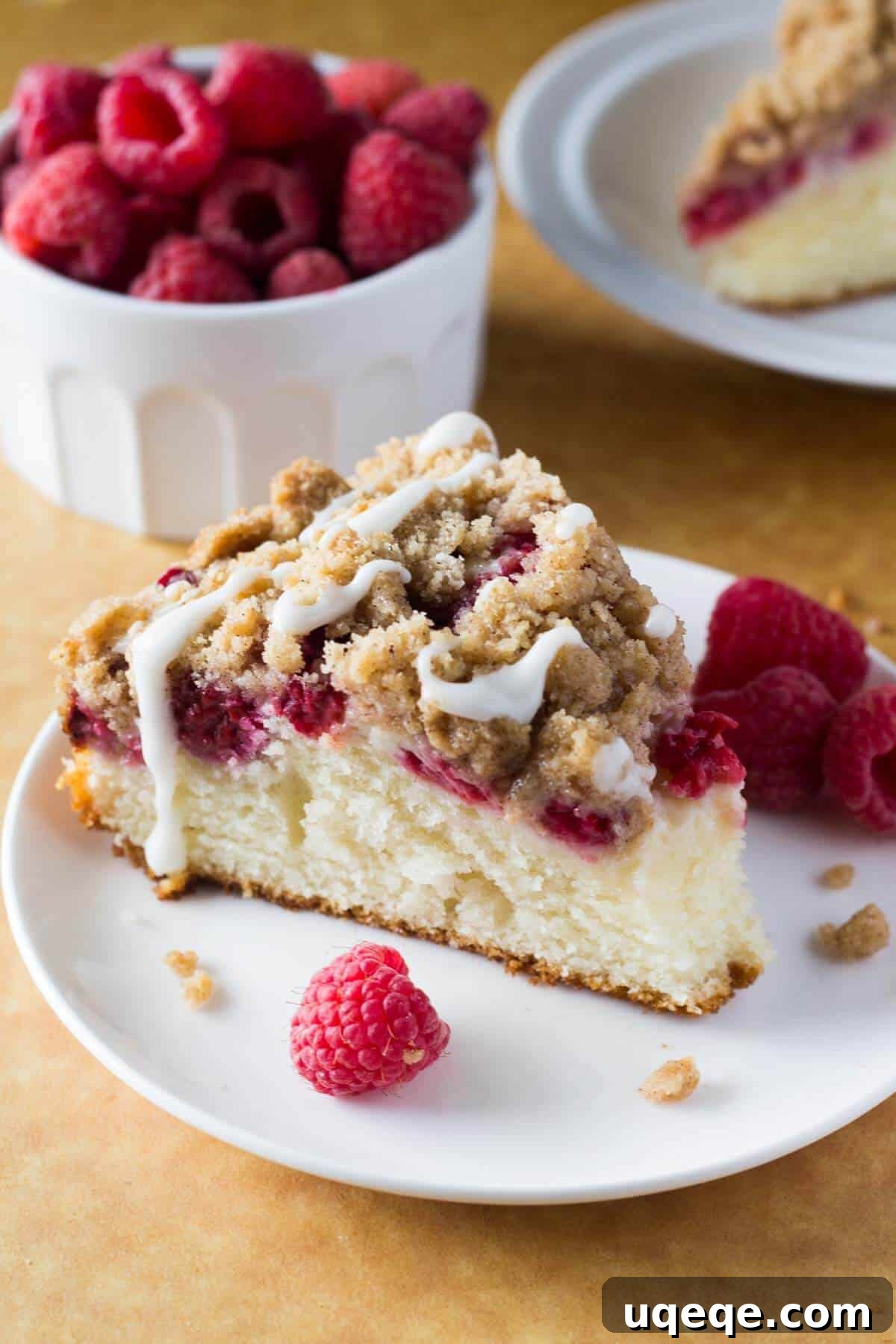 Recipes That Defined 2016 7 Rich, buttery, perfectly moist Raspberry Coffee Cake with Streusel Topping and Vanilla Glaze! So perfect for breakfast or brunch!