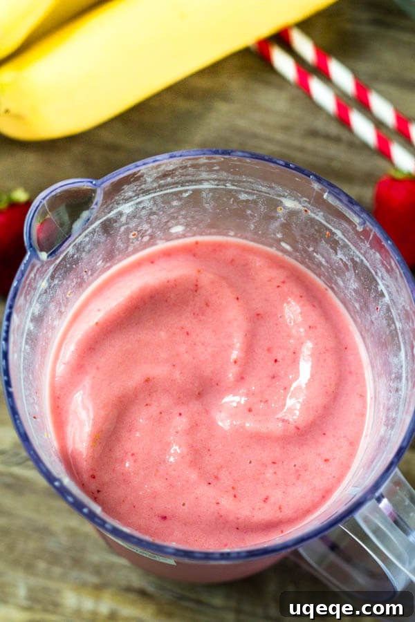 Banana smoothie is an easy recipe that's thick, creamy, and delicious, perfect for any time of day.