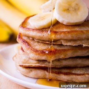 Golden Banana Cloud Pancakes 5 Banana Pancakes. Light & fluffy, these banana pancakes are the perfect combo of banana bread & buttermilk panckes. Start your morning with this easy recipe!