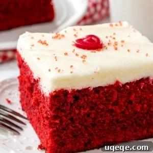 Effortless Red Velvet Delight 7 Easy red velvet cake is moist, tender & topped with fluffy cream cheese frosting.