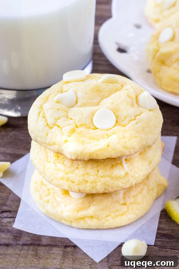 Zingy Lemon Cake Mix Cookies 3 Lemon cookies - a quick and easy recipe using cake mix.