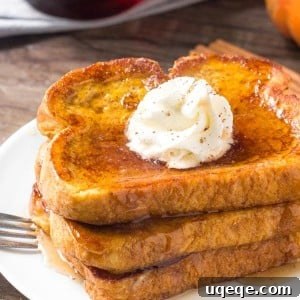 Golden Pumpkin Spice French Toast 6 Pumpkin French Toast