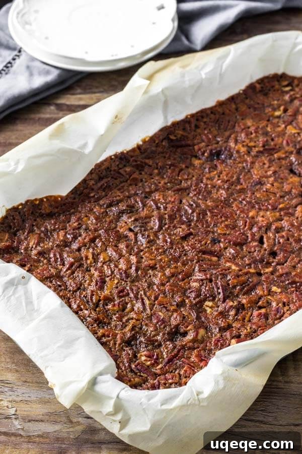 Decadent Pecan Pie Squares 3 Pecan Pie Bars Recipe - even easier than making traditional pecan pie.