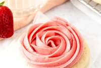 Strawberry Frosted Sugar Cookies Recipe — Soft, Iced Treats