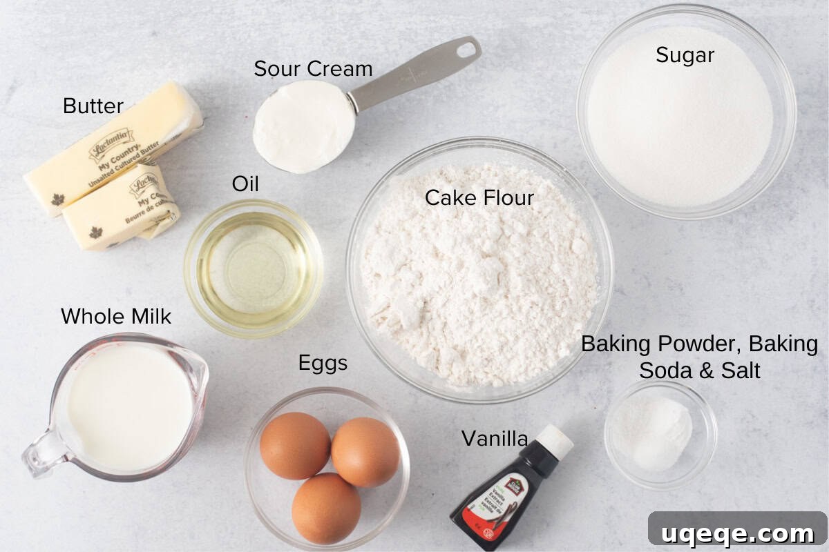 Classic Vanilla Sheet Cake Recipe for Moist, Crowd-Pleasing Dessert 4 Ingredients for Vanilla Sheet Cake