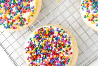 Polka Dot Cake Cookies Recipe for Parties