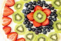 No-Bake Fruit Pizza with Cream Cheese Frosting