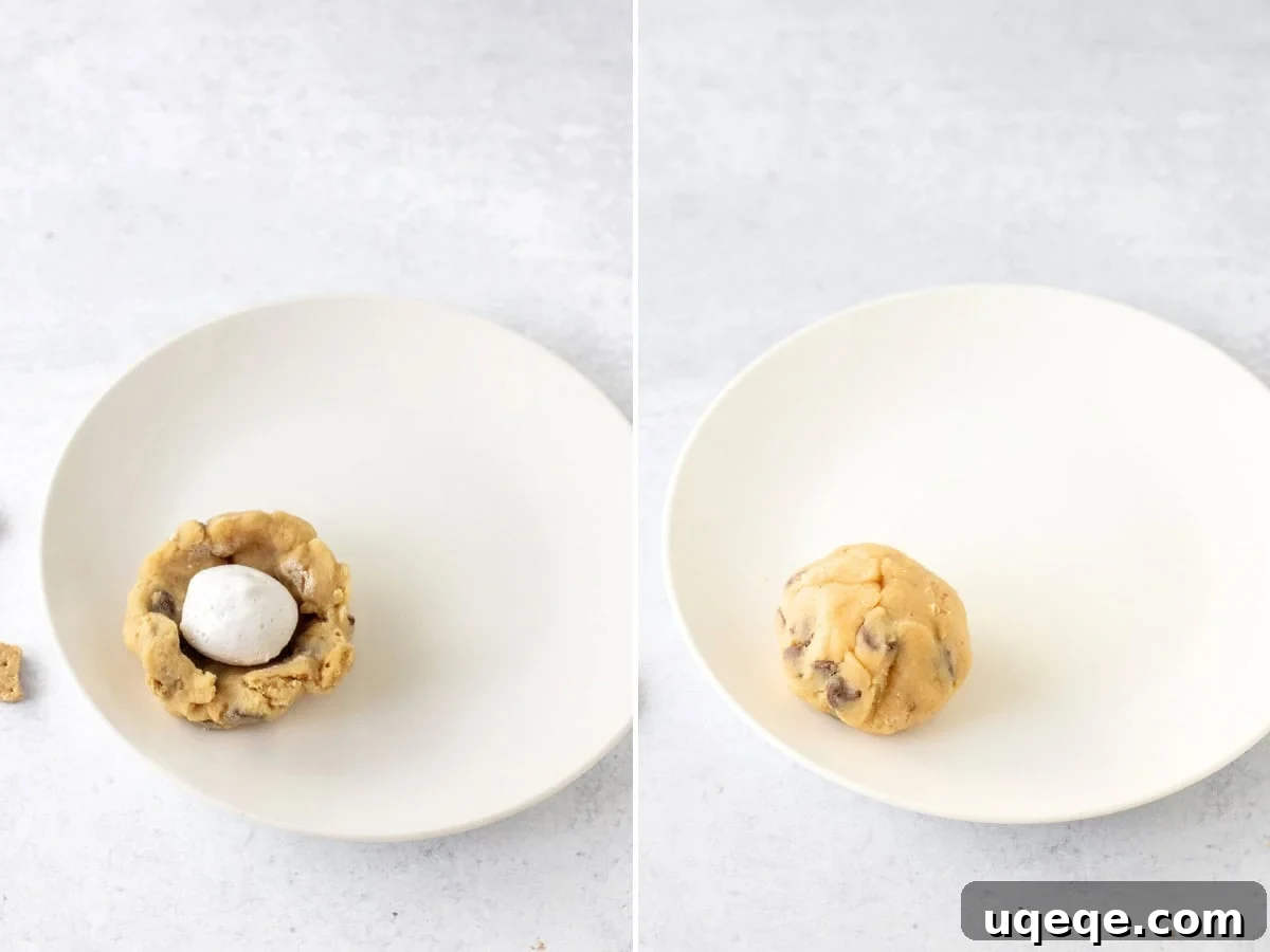 Gooey S'mores Cookies with Chocolate & Toasted Marshmallow 5 img 24441 4