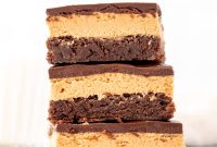 Chocolate Peanut Butter Buckeye Brownies